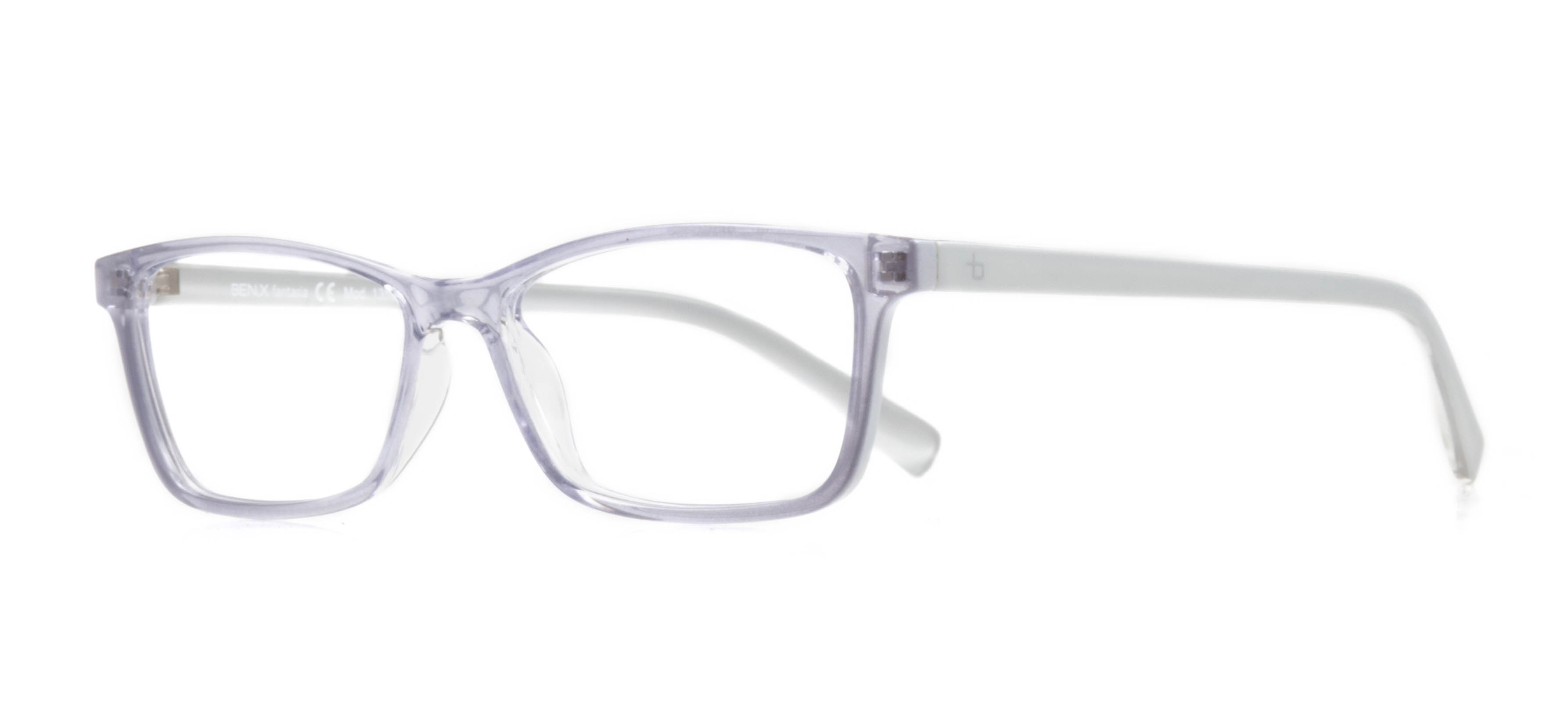 BENX FANTASIA Eyeglasses Teenage Woman Rectangular Full-Rimmed Grilamid (TR90) Unfiltered BXFNTS 1359-C.02